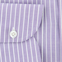 Luigi Borrelli Purple Shirt - Slim - (EV0629780STEFANO) - Parent