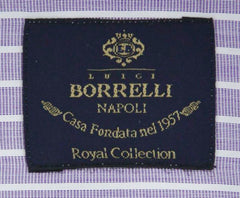Luigi Borrelli Purple Shirt - Slim - (EV0629780STEFANO) - Parent