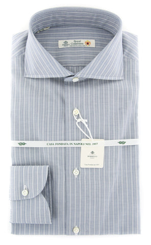 Luigi Borrelli Blue Shirt - Slim