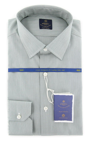 Luigi Borrelli Green Shirt - Slim