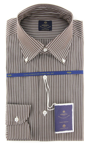 Luigi Borrelli Brown Shirt - Slim