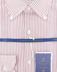 Luigi Borrelli Red Shirt - Slim - (EV06402342STEFANO) - Parent