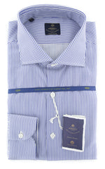 Luigi Borrelli Blue Shirt - Slim - 17/43 - (EV06402373NANDO)