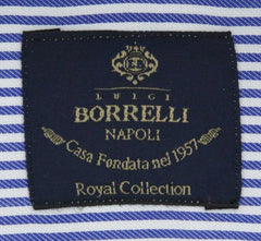 Luigi Borrelli Blue Shirt - Slim - (EV06402373NANDO) - Parent