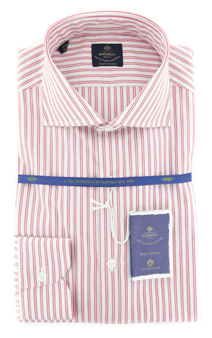 Luigi Borrelli Red Shirt - Slim
