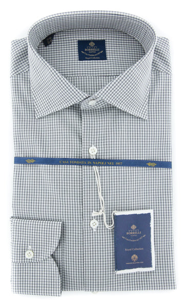 Luigi Borrelli Gray Check Shirt - (EV06403130GIANNI) - Parent
