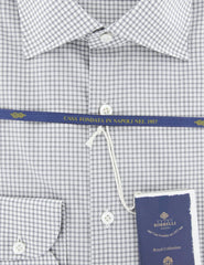 Luigi Borrelli Light Gray Check Shirt - (EV06403131GIANNI) - Parent