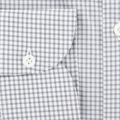 Luigi Borrelli Light Gray Check Shirt - (EV06403131GIANNI) - Parent