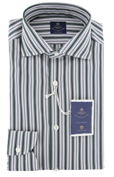 Luigi Borrelli Green Shirt - Slim - (EV06RC40551) - Parent