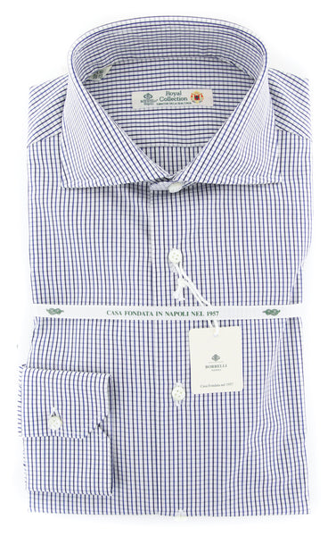 Luigi Borrelli Black Check Shirt - Slim - (70LB4064) - Parent