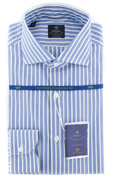 Luigi Borrelli Blue Shirt - Slim - (EV06411573NANDO) - Parent