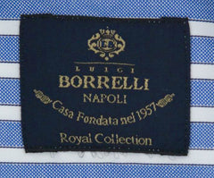Luigi Borrelli Blue Shirt - Slim - (EV06411573NANDO) - Parent