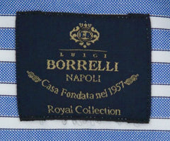 Luigi Borrelli Blue Shirt - Extra Slim - (EV06411573NANDO) - Parent