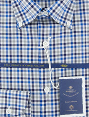 Luigi Borrelli Blue Shirt - Slim - (EV06RC411870) - Parent