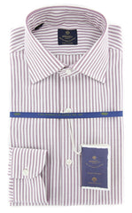 Luigi Borrelli Purple Shirt - Slim - 16.5/42 - (EV06412280RIO)