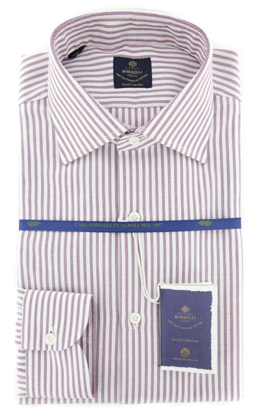 Luigi Borrelli Purple Shirt - Extra Slim - (EV06412280RIO) - Parent