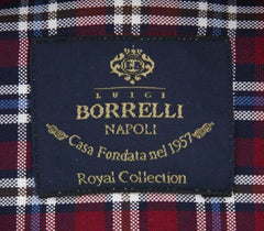 Luigi Borrelli Burgundy Red Shirt - (EV06414740STEFANO) - Parent