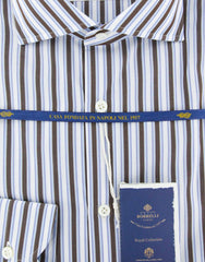 Luigi Borrelli Brown Shirt - Extra Slim - (EV06426060NANDO) - Parent