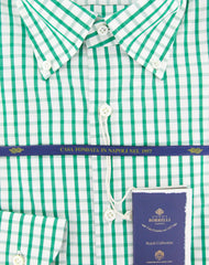 Luigi Borrelli Green Check Shirt - (EV06451850STEFANO) - Parent