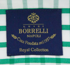 Luigi Borrelli Green Check Shirt - (EV06451850STEFANO) - Parent