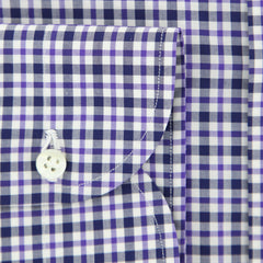 Luigi Borrelli Blue Plaid Shirt - Slim - (80LB4594) - Parent