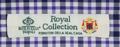Luigi Borrelli Blue Plaid Shirt - Slim - (80LB4594) - Parent