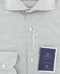 Luigi Borrelli Gray Shirt - Slim - (EV06RC461230) - Parent