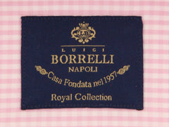 Borrelli Pink Micro-Check Shirt - Slim - (2018032014) - Parent
