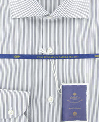 Luigi Borrelli Gray Shirt - Slim - (EV0653430NANDO) - Parent