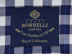 Luigi Borrelli Blue Plaid Shirt - Slim - (EV06RC54970) - Parent