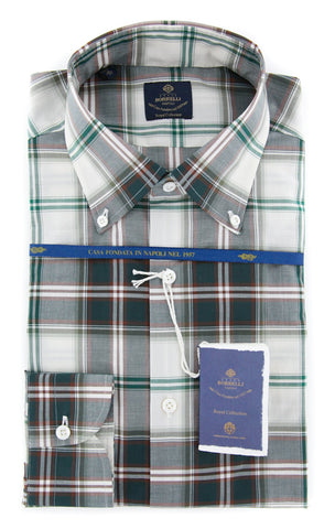 Luigi Borrelli Green Shirt - Slim