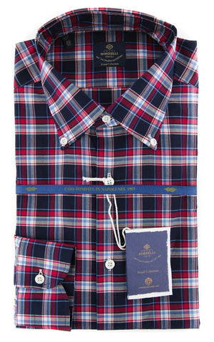 Luigi Borrelli Navy Blue Shirt - Slim