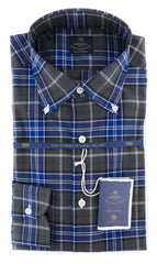 Luigi Borrelli Gray Shirt - Slim - 15.75/40 - (EV0657630STEFANO)