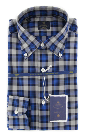 Luigi Borrelli Blue Shirt - Slim