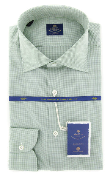 Luigi Borrelli Green Shirt - Slim - (EV0667850GIANNI) - Parent