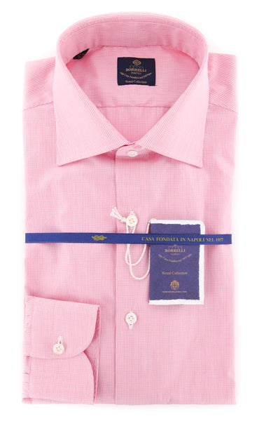 Luigi Borrelli Pink Shirt - Extra Slim - (EV0679040RIO) - Parent