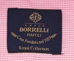 Luigi Borrelli Pink Shirt - Extra Slim - (EV0679040RIO) - Parent