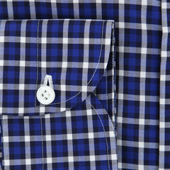 Luigi Borrelli Blue Plaid Shirt - Slim - (EV06RC80370) - Parent