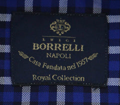 Luigi Borrelli Blue Plaid Shirt - Slim - (EV06RC80370) - Parent