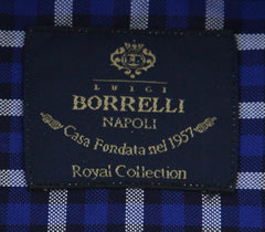 Luigi Borrelli Blue Plaid Shirt - Extra Slim - (EV06RC80370) - Parent