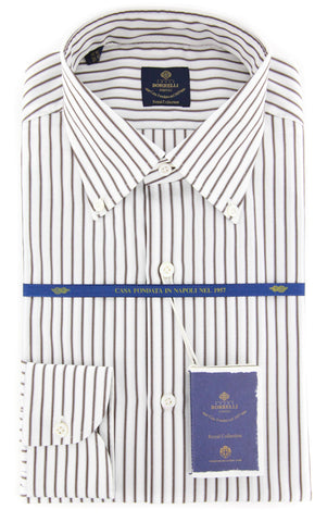 Luigi Borrelli Brown Shirt - Slim