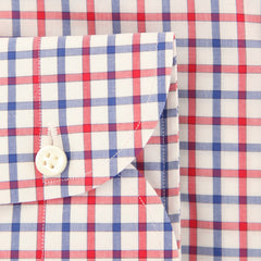 Luigi Borrelli Red Check Shirt - Slim - (201803222) - Parent