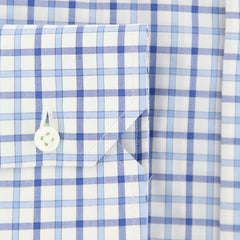 Luigi Borrelli Blue Check Shirt - Slim - (201803224) - Parent
