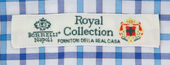 Luigi Borrelli Turquoise Check Shirt - Slim - (201803225) - Parent