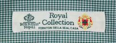 Luigi Borrelli Green Micro-Check Shirt - Slim - (2018032211) - Parent