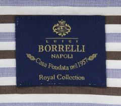 Luigi Borrelli Brown Shirt - Slim - (EV0669060GIANNI) - Parent