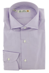 Luigi Borrelli Lavender Purple Dress Shirt - Extra Slim - 14.5/37 (8P)