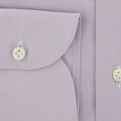 Luigi Borrelli Lavender Purple Solid Dress Shirt - Slim (8O) - Parent