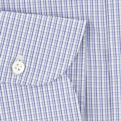 Luigi Borrelli Light Blue Plaid Cotton Shirt - Slim - (234) - Parent