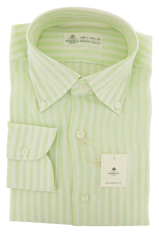 Luigi Borrelli Light Green Shirt - Slim